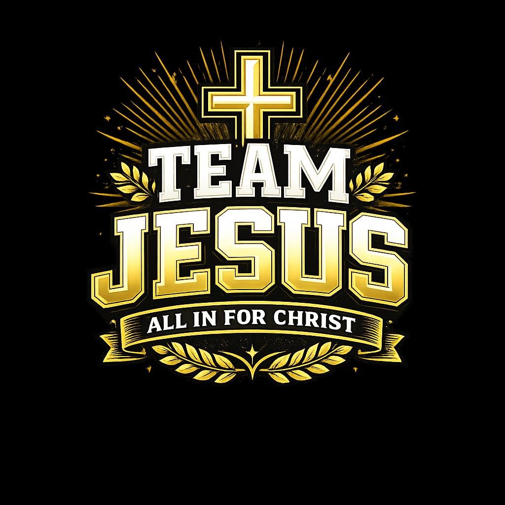 Team Jesus Christian sports shirt design PNG