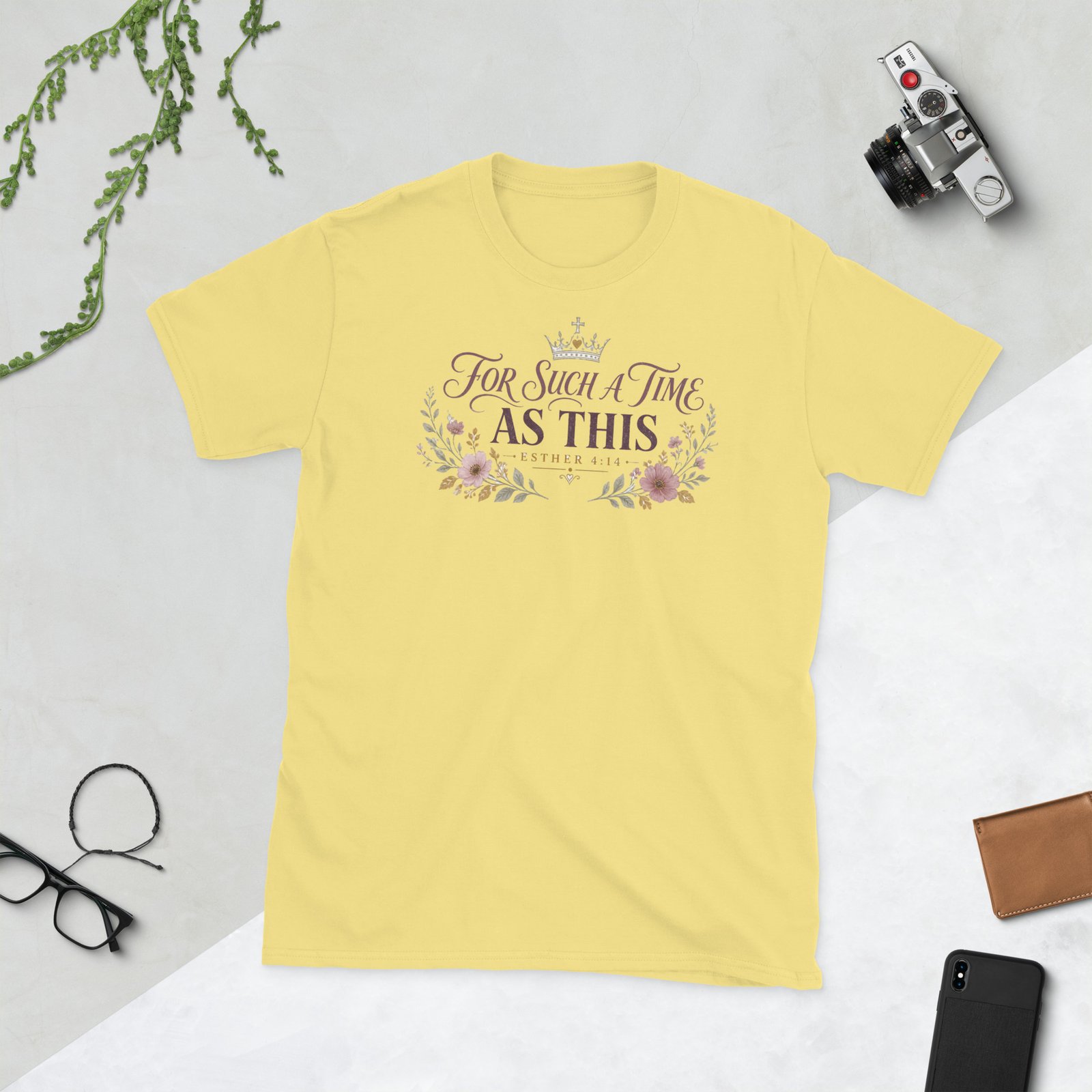 For Such a Time as This Shirt, Esther 4:14 Christian Women's Tee 3 For Such a Time as This Shirt, Esther 4:14 Christian Women's Tee - Image 3