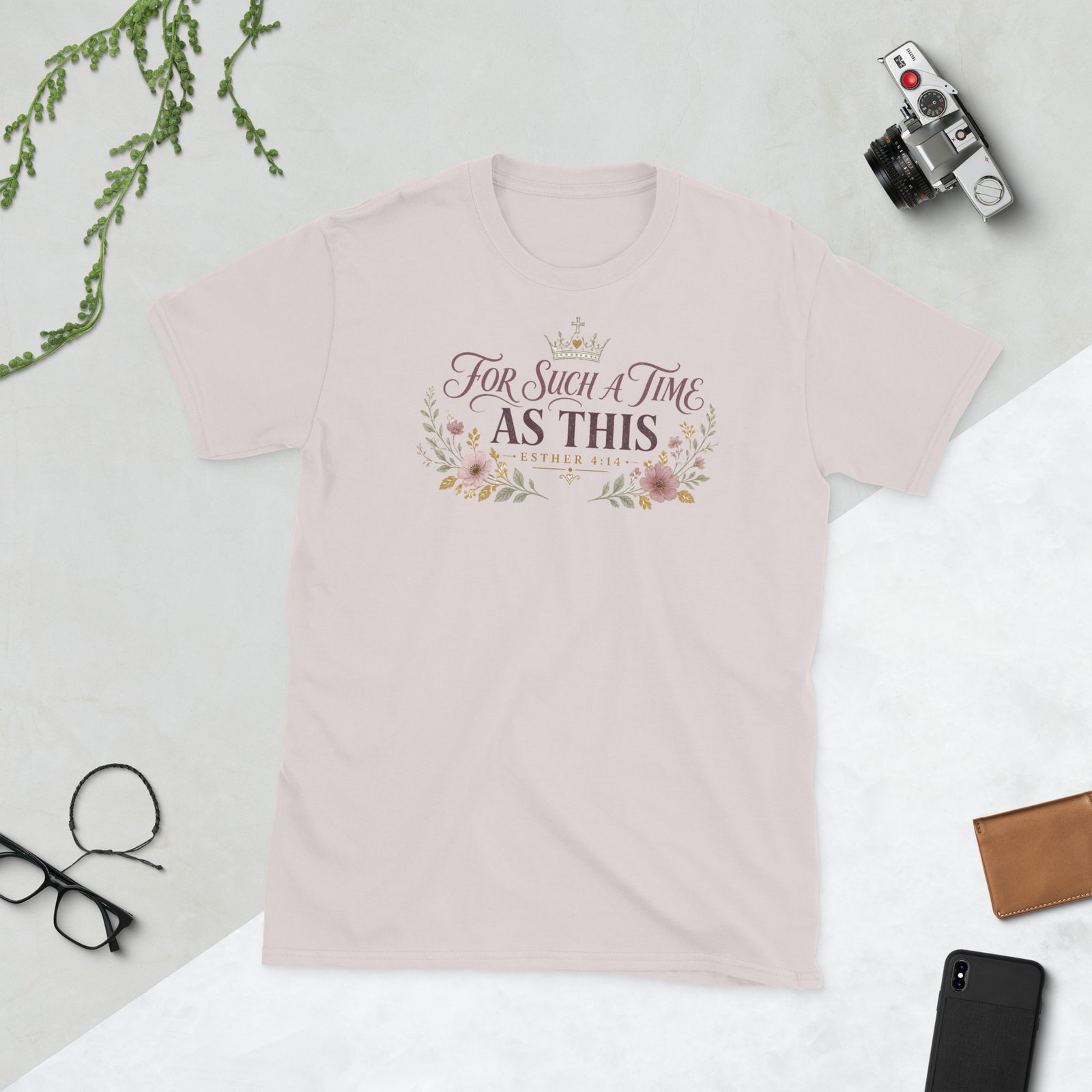 For Such a Time as This Shirt, Esther 4:14 Christian Women's Tee 2 For Such a Time as This Shirt, Esther 4:14 Christian Women's Tee - Image 2