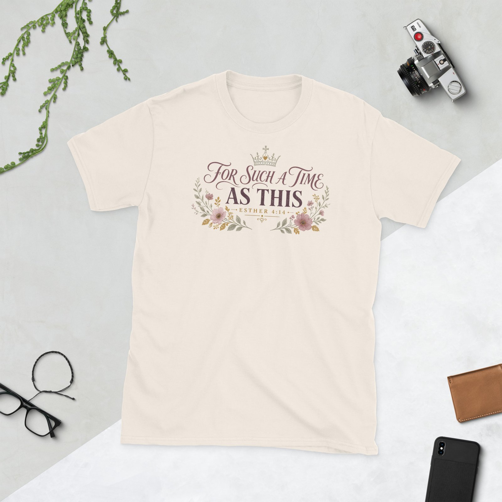 For Such a Time as This Shirt, Esther 4:14 Christian Women's Tee 4 For Such a Time as This Shirt, Esther 4:14 Christian Women's Tee - Image 4